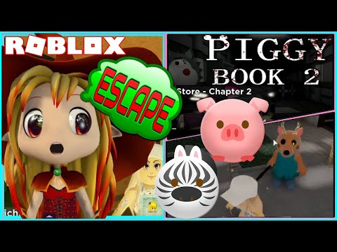 Chloe Tuber Roblox Piggy Book 2 Chapter 2 Pro Friends Helped Me Escape Twice - piggy roblox new skins book 2