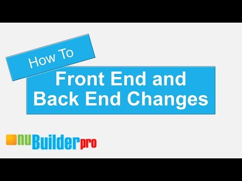 How To Change The Name of A Field With nuBuilderPro (4 / 10)