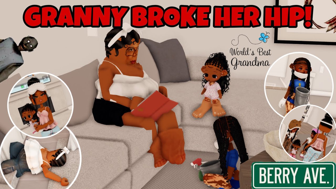 МОЯ БАБУШКА СЛОМАЛА БЕДРО! *ЕЙ ПРИДЕТСЯ ПЕРЕЕХАТЬ?!* |Семейная ролевая игра Berry Ave #berryave #...