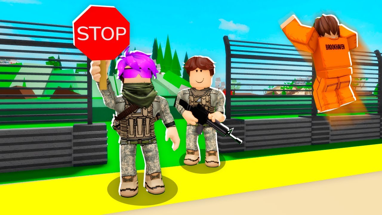 Eu PATRULHEI A FRONTEIRA MAIS PERIGOSA do BROOKHAVEN RP!