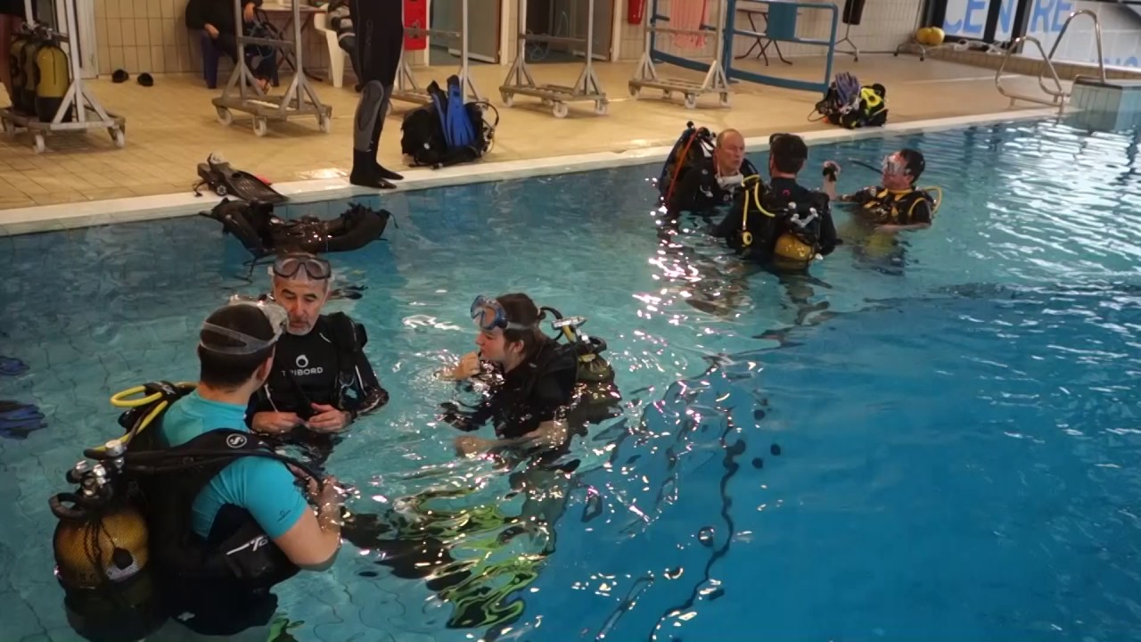 Plongée en Fosse à Montluçon avec le club subaquatique Mâconnais