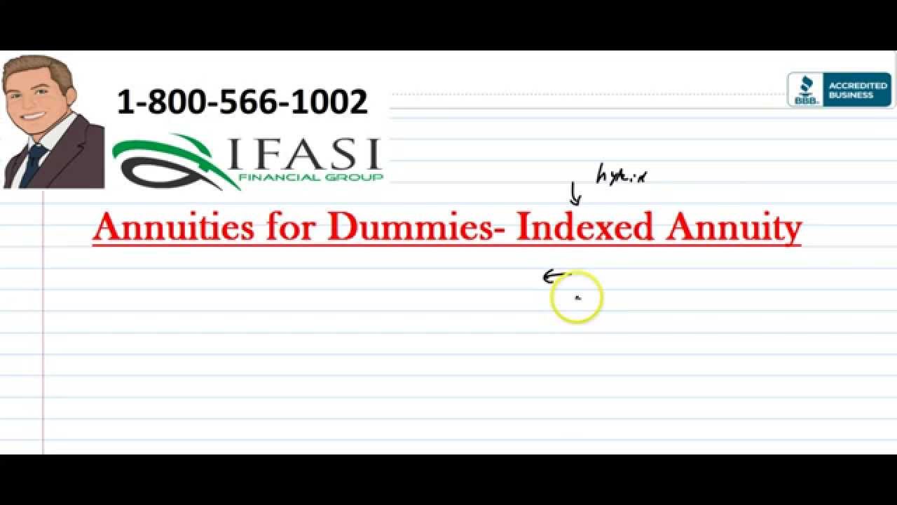 Annuities for Dummies ***Part 4*** Indexed Annuities for ...