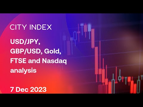 USD/JPY, GBP/USD, Gold, FTSE and Nasdaq analysis