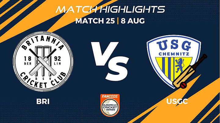 Match 25 - BRI vs USGC | Highlights | FanCode ECS Dresden, 2022 Day 7 | ECS22.483