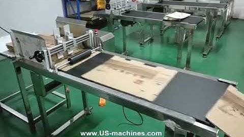 Automatic big size carton box paging feeding machine box feeding conveyor