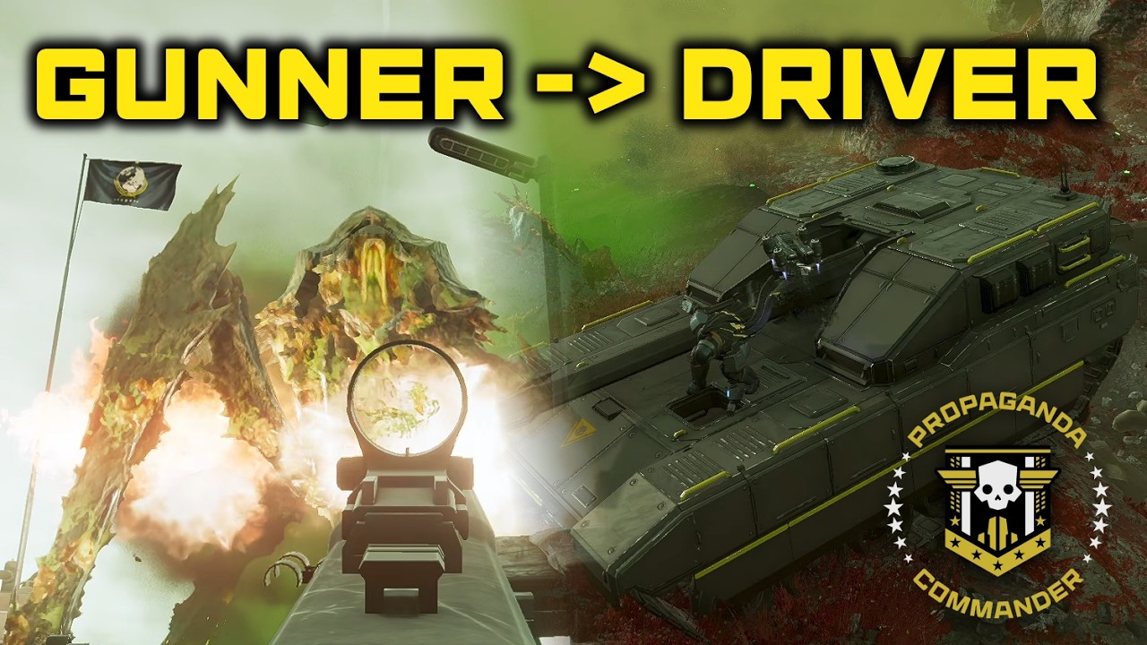 Heavy Gunner EVOLVES Into Tank Driver | Helldivers 2 - YouTube