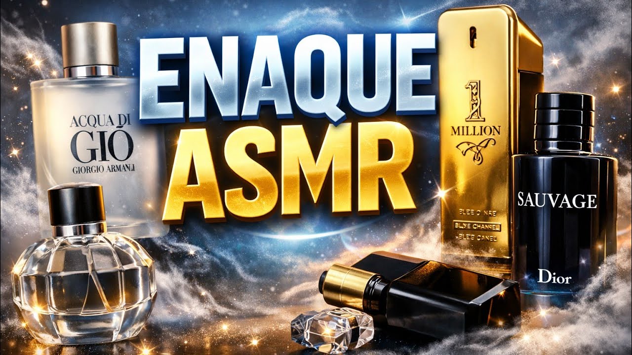 ASMR - COLEÇÃO DE PERFUMES (SUSSURROS E TAPPING) Enaque ASMR