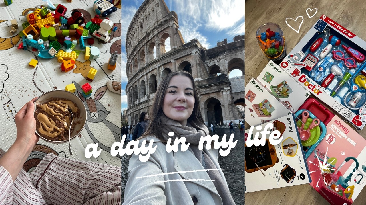 DOMOWY VLOG | DUŻO GOTOWANIA | POLECIELIŚMY DO RZYMU | HAUL SINSAY | MAMA DWÓJKI DZIECI