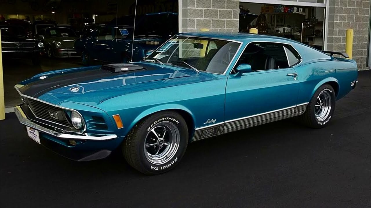 1970 Ford Mustang Mach 1 351 Cleveland V8 - YouTube