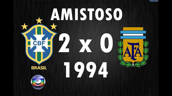 Brasil 2 x 0 Argentina (Amistoso de 1994)
