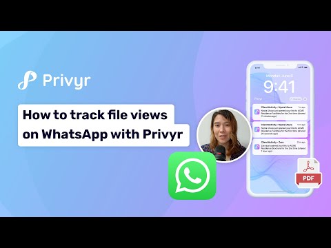 How to send and track PDF Files on WhatsApp with Privyr on your phone for FREE | Privyr app tutorial