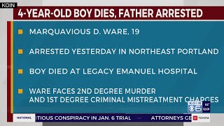 Portland father, 19, accused of murdering 4-year-old son