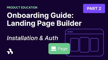 Build a No-Code Landing Page Builder | Installation & Authorization (Part 2)
