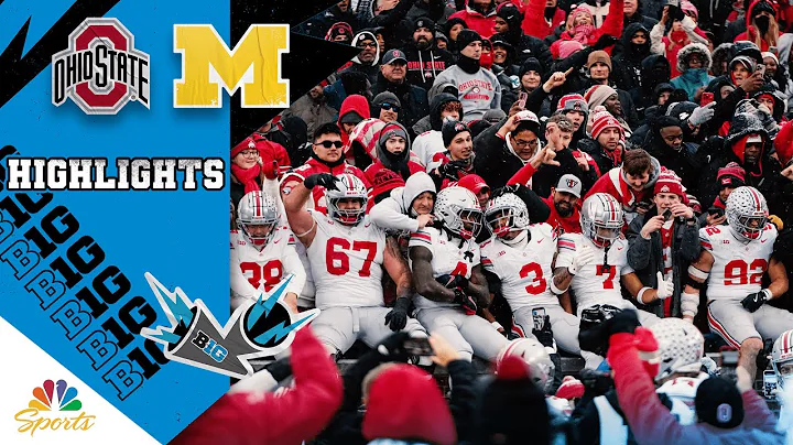 No. 1 Ohio State vs. No. 15 Michigan | COLLEGE FOOTBALL HIGHLIGHTS | 11/29/2025 | NBC Sports