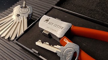 REVIEW & demo of the Lishi key cutter using a Yale key