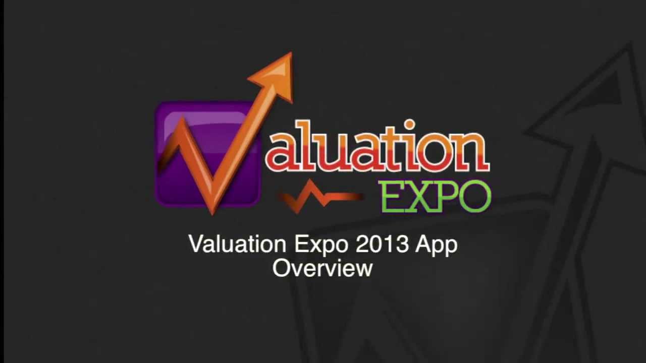 Valuation Expo App Overview YouTube
