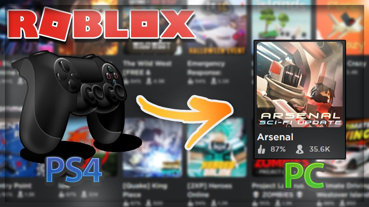 How To Use Ps4 Controller On Roblox Pc Youtube - roblox ps4 controller pc