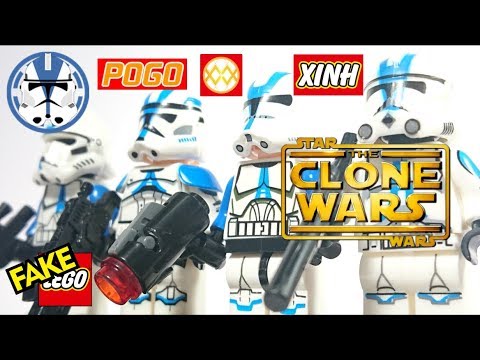 All Fake Lego Brands Clone Troopers 501st Legion by KORUIT POGO WM XINH