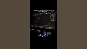 Nobody told me when I was starting as software engineer... check description #devops