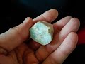 Nalaz i ekstrakcija velikog berila  beautiful aquamarine beryl find