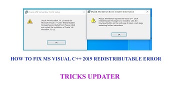 How to fix Microsoft Visual C++ 2019 redistributable setup failed error
