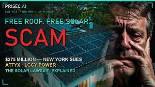 Solar Scam: The $275 Million Free Roof Lie — New York Sues Attyx & LGCY Power