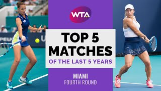 Miami | Top 5 Fourth Round Matches of the Last 5 Years