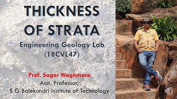 Thickness of Strata - Engineering Geology Lab