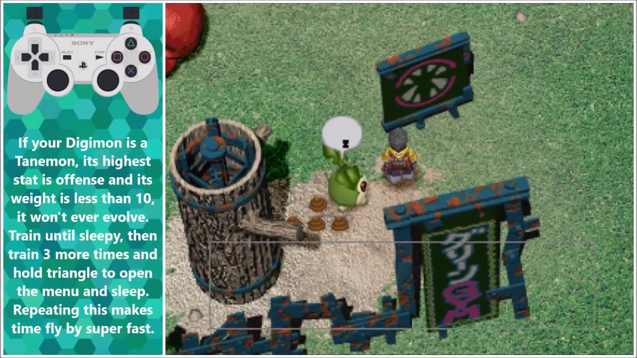 Digimon World | Glitch | Continuous Tanemon day skip