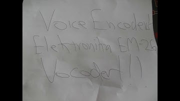 Ukraine Vocoder: Elektronika EM 26 Vocoder/Strings