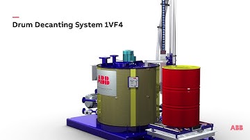 High Viscosity Drum Decanting System DDS HV - Emptying, dosing and rinsing station for drums