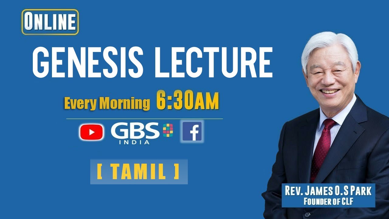  Tamil Genesis Lecture 34 With Pr Ock Soo Park YouTube