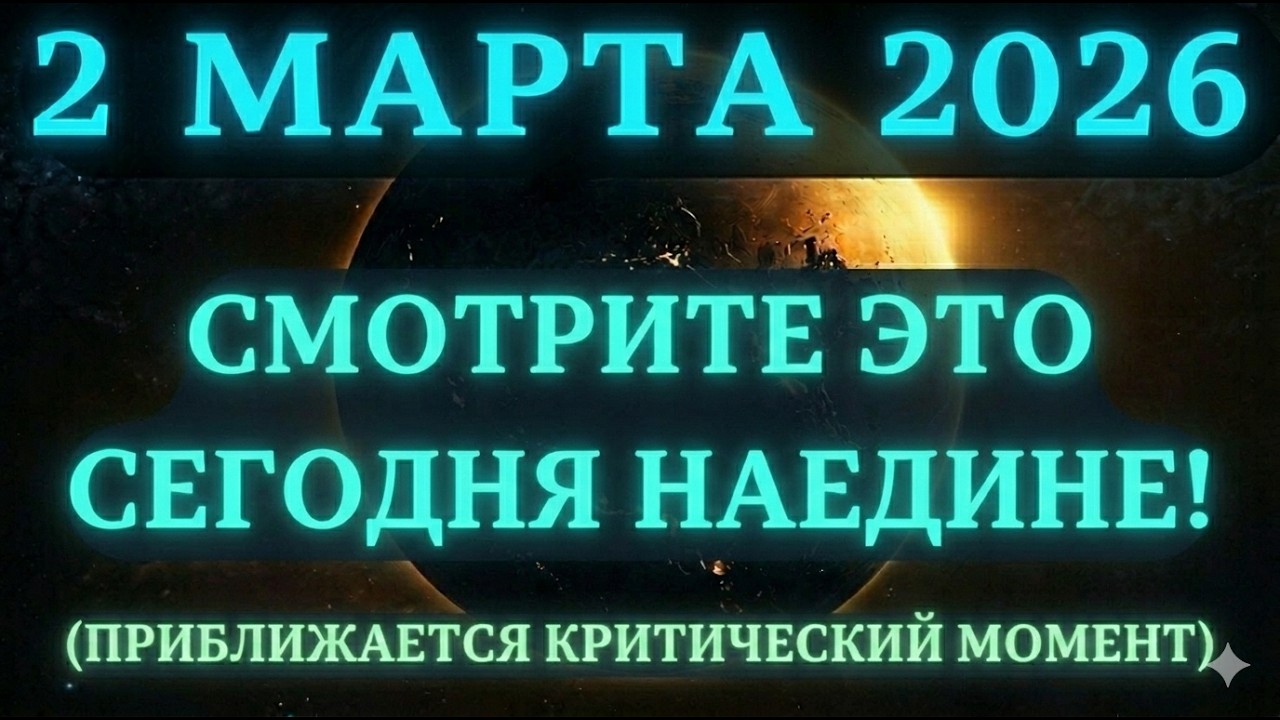 ЭТО ПРОИЗОШЛО: Вселенная сделала ВАЖНЫЙ ВЫБОР НАСЧЁТ ВАС (смотрите наедине).