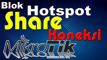 Blok sharing koneksi hotspot mikrotik