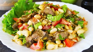 Салат с Куриной Печенью Очень Вкусный и Питательный Салат с Куриной Печенью Очень Вкусный и Питательный