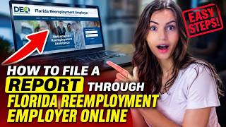How to file a report through Florida Reemployment Employer online