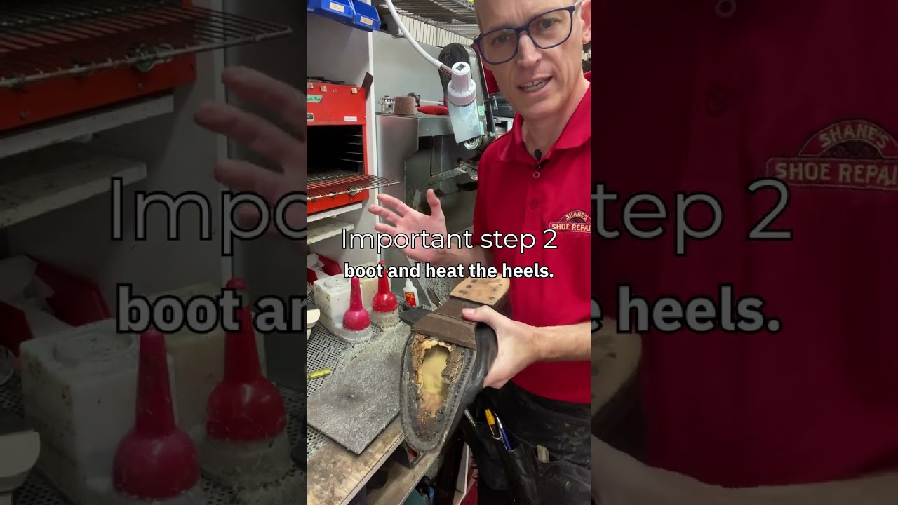 R.M. Williams Repair. Heel rubber replacement for beginners.