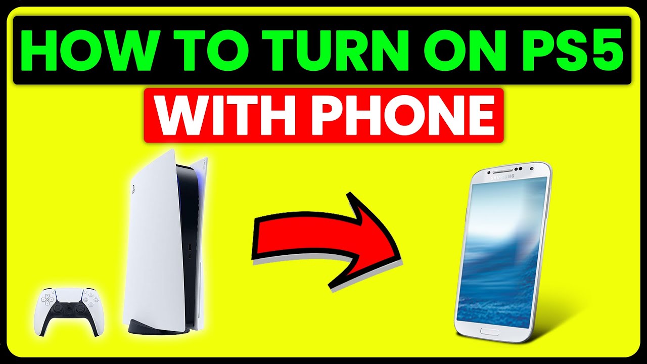 How To Turn On PS5 With Phone (How To Use Phone To Switch On PS5) - YouTube
