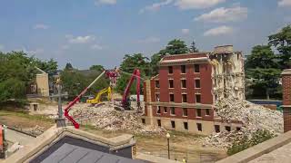 Fennell Hall Demolition Time Lapse - Summer 2023