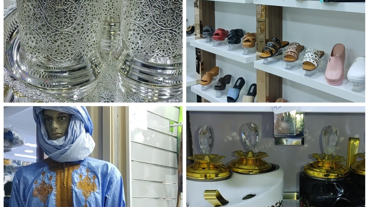 جولة 👍في بعض محلات مدينة العيون⛲⛲ وبعض المنتجات الصحراوية