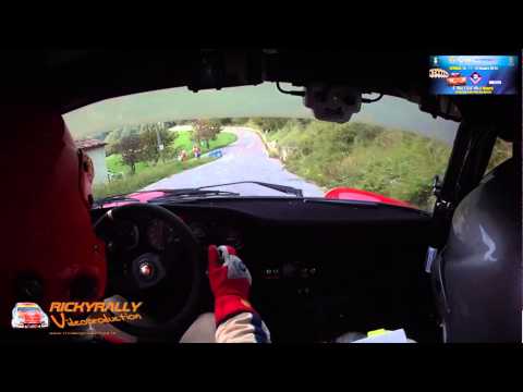 CAMERA CAR BESCHIN   BUCCINO 9° RALLY DUE VALLI HISTORIC 2014 P S 4 BADIA CALAVENA