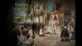 Anima Christi (latin with english translation)