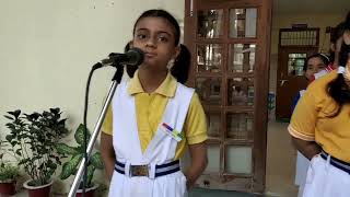 Special Assembly presented by Class 5C students on Hindi Saptah Day-3