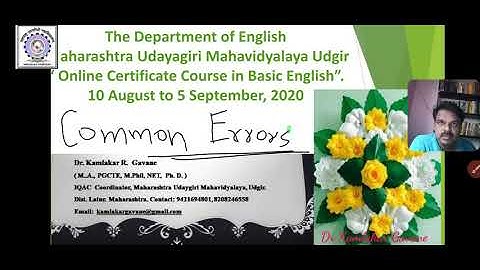 Common Errors part 1