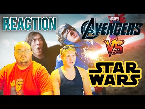 THAT IS NOT ANAKIN, THAT IS EMO KYLO-REN | Reacting to The Avengers VS Star Wars