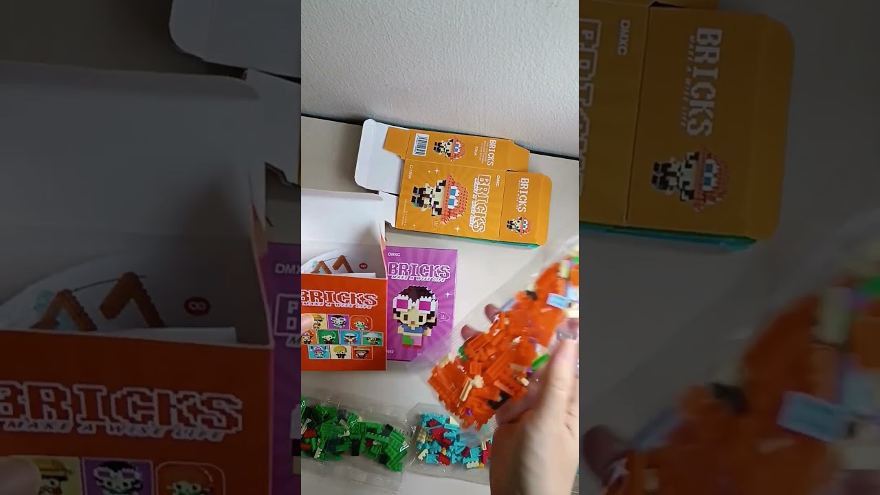 ASMR Fake Order – Packing One Piece Nanoblocks (Luffy, Zoro, Nami & Crew)