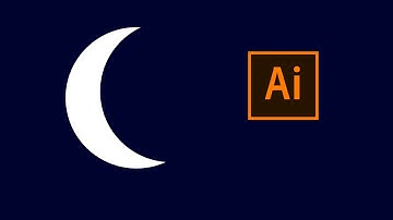 how to create crescent  moon | Easy tutorial | Adobe illustrator tutorial | 1 min tutorial