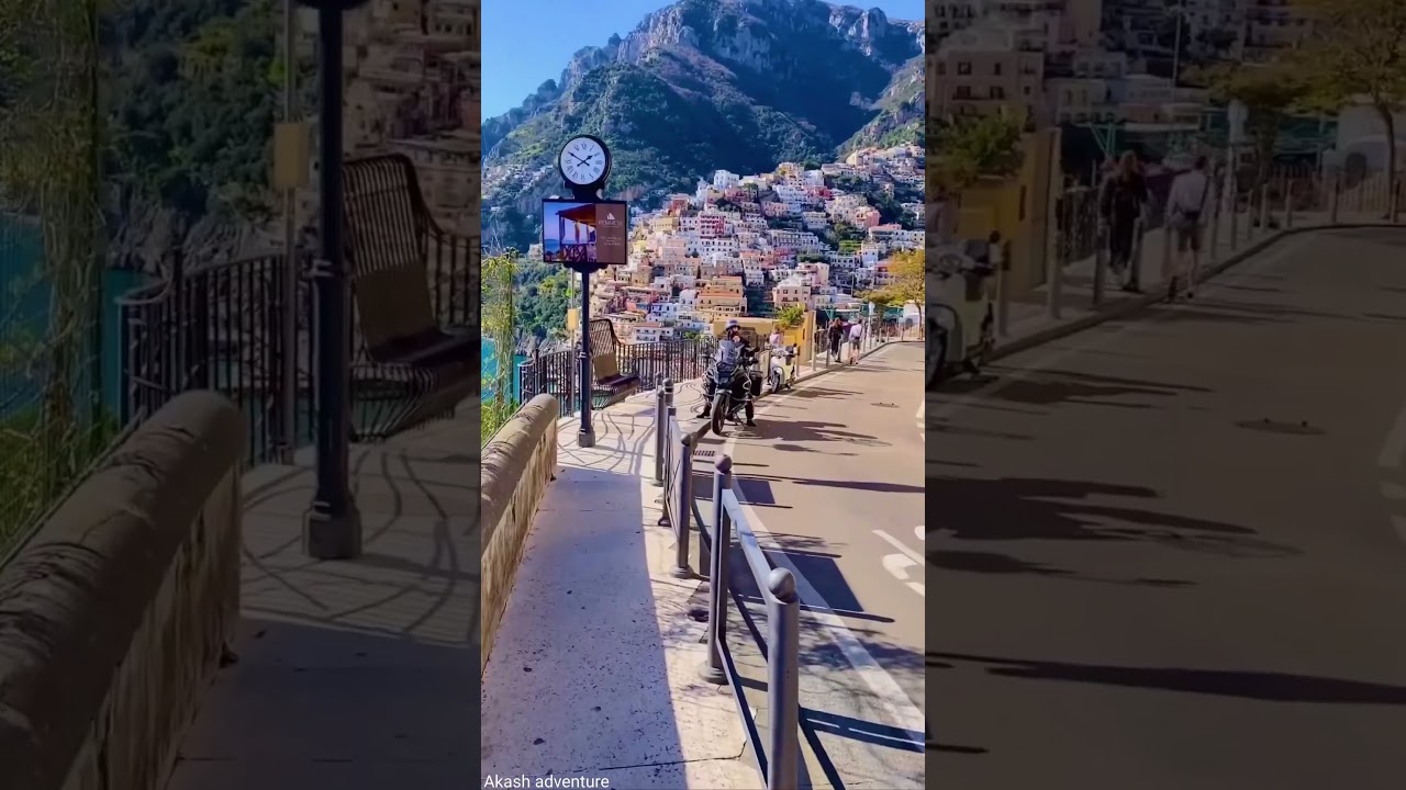 the beautiful famous street nature of Italy 