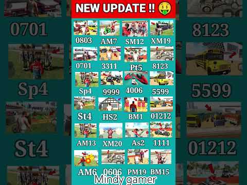 All Real Cheat Codes 🤑✔️ Indian Bike Driving 3D #gaming#trending#short by Mindy  Gamer
