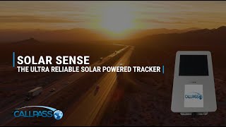 Solar Sense | Ultra Reliable Solar Powered Asset Tracking